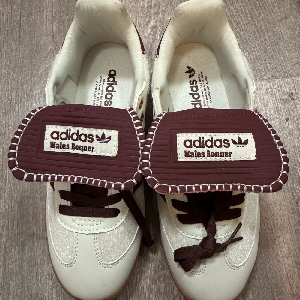 Adidas Wales BonnerX Samba! Cream color with burgundy